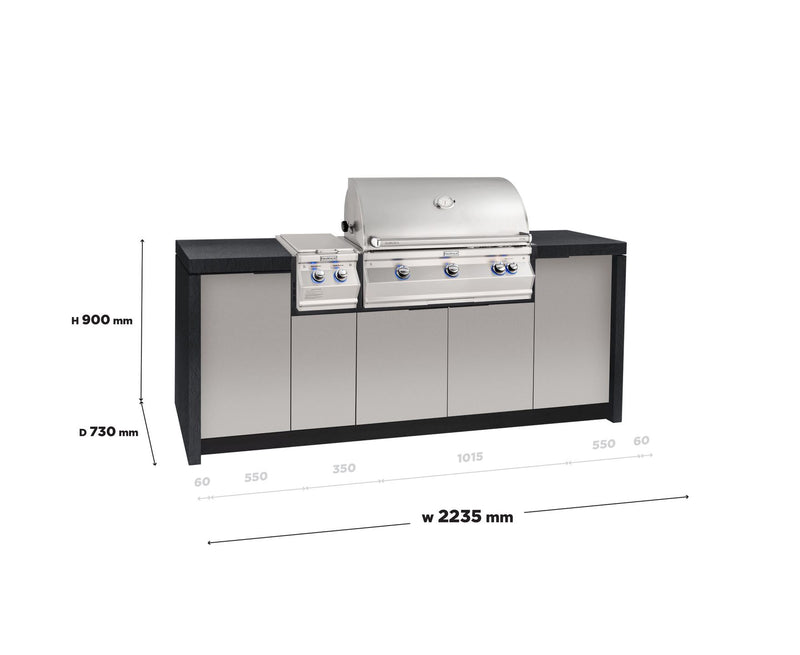Fire Magic Grills Island System with Refrigerator Australia NZ – Fire ...